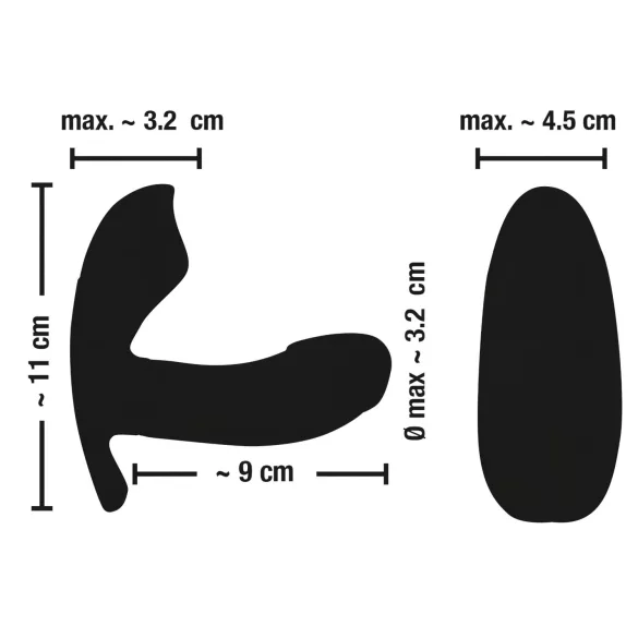 SMILE - vibrador calcinha com controle remoto recarregável - silicone rosa