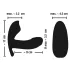 SMILE - vibrador calcinha com controle remoto recarregável - silicone rosa