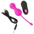 Bolas do Amor SMILE - Ovo Vibratório Recarregável com Controle (rosa)