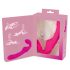 Double2Teaser - vibrador strapless rosa