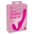 Double2Teaser - vibrador strapless rosa
