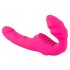 Double2Teaser - vibrador strapless rosa