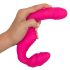 Double2Teaser - vibrador strapless rosa