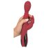 Massajador You2Toys - vibrador G-spot rotativo e aquecedor (vermelho)