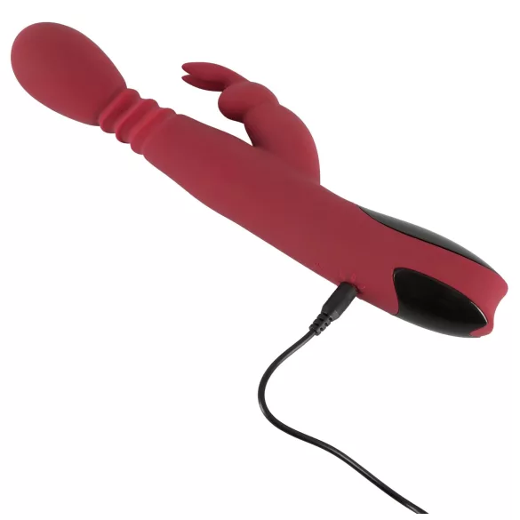 You2Toys Massager - vibrador de ponto G com movimento de vaivém, rotação e aquecimento (vermelho)