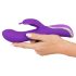 Turbo Rotativo SMILE - vibrador lilás com braço estimulador