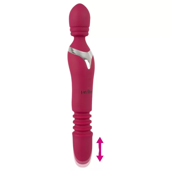 Javida Thrusting - massageador vibrador 3 em 1 (vermelho)