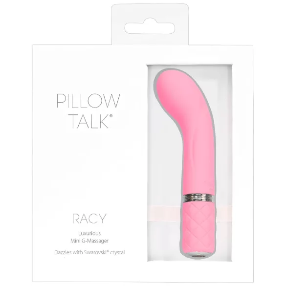 Pillow Talk Racy - vibrador de ponto G estreito recarregável (rosa)