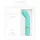 Pillow Talk Racy - vibrador ponto G recarregável fino - silicone azul turquesa