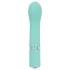Pillow Talk Racy - vibrador ponto G recarregável fino - silicone azul turquesa
