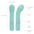 Pillow Talk Racy - vibrador ponto G recarregável fino - silicone azul turquesa