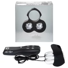   HOT Octopuss JETT - vibrador peniano duplo motor - silicone preto