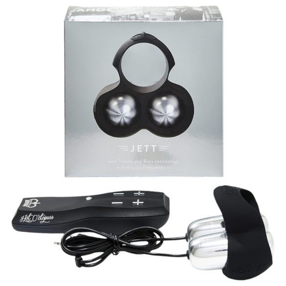 HOT Octopuss JETT - Vibrador Peniano com 2 Motores (preto)