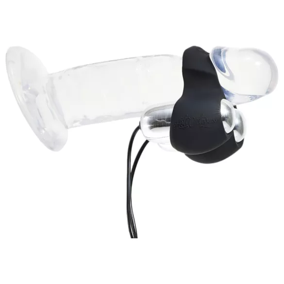 HOT Octopuss JETT - vibrador peniano duplo motor - silicone preto
