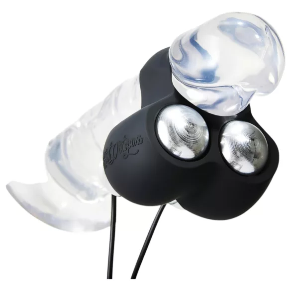 HOT Octopuss JETT - vibrador peniano duplo motor - silicone preto