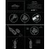 HOT Octopuss JETT - Vibrador Peniano com 2 Motores (preto)