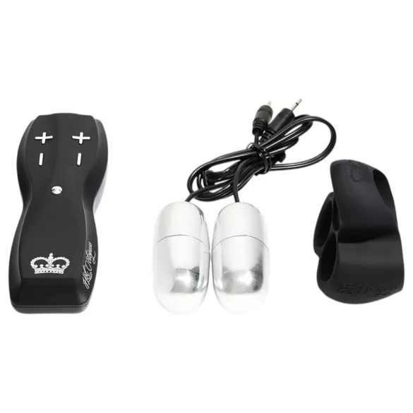 HOT Octopuss JETT - vibrador peniano duplo motor - silicone preto