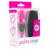 Mini Vibrador PalmPower Pocket - rosa e preto