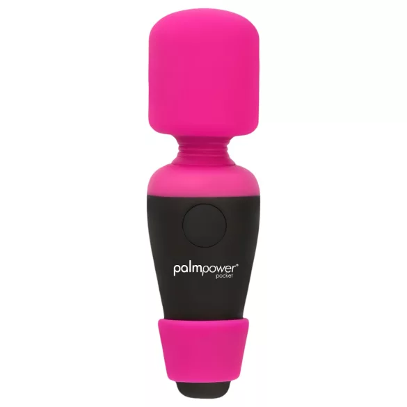 PalmPower - vibrador massageador portátil mini - silicone rosa/preto