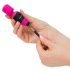 Mini Vibrador PalmPower Pocket - rosa e preto