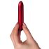Scarlet Velvet - mini vibrador em forma de batom (10 modos) - vermelho