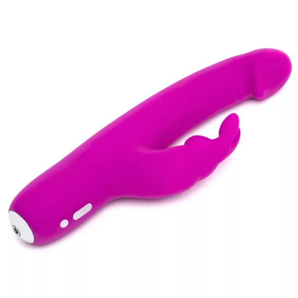 Happyrabbit - vibrador realístico com estimulador de clitóris recarregável