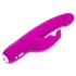 Happyrabbit - vibrador realístico com estimulador de clitóris recarregável