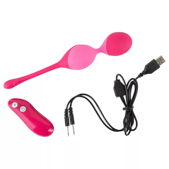 SMILE - ovo vibratório com controle remoto - 82g - rosa