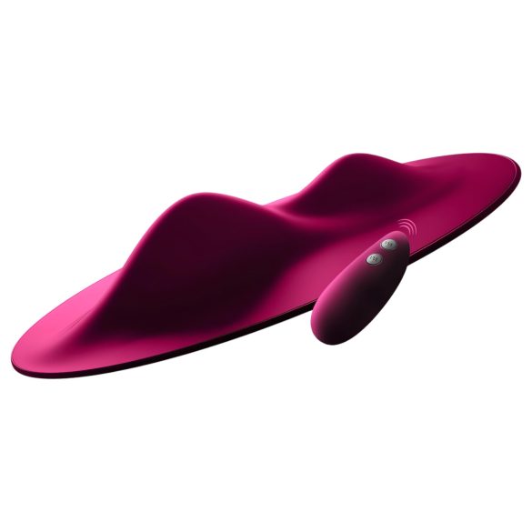 VibePad - Almofada Vibratória com 2 Motores e Controle Remoto (Roxo)