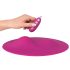 VibePad - Almofada Vibratória com 2 Motores e Controle Remoto (Roxo)