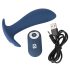 You2Toys - Plug - Vibrador Anal Recarregável com Controle Remoto (Azul)