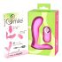 Calcinha Smile G-Spot - vibrador recarregável com controle remoto (rosa)