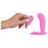 Calcinha Smile G-Spot - vibrador recarregável com controle remoto (rosa)