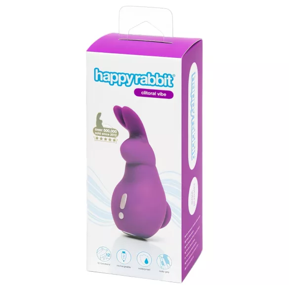 Happyrabbit - vibrador clitóris coelho - silicone lilás