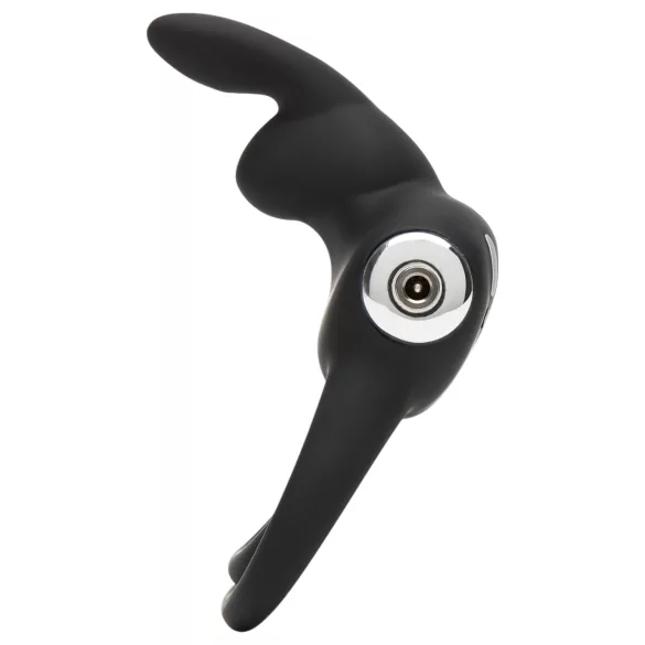 Happyrabbit - anel peniano e escrotal recarregável à prova d’água - preto