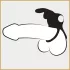 Happyrabbit - anel peniano e escrotal recarregável à prova d’água - preto