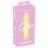 Cuties Mini Yellow - vibrador de silicone recarregável (amarelo)