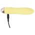 Cuties Mini Yellow - vibrador de silicone recarregável (amarelo)