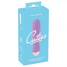  Cuties Mini Purple - vibrador bastão recarregável silicone roxo