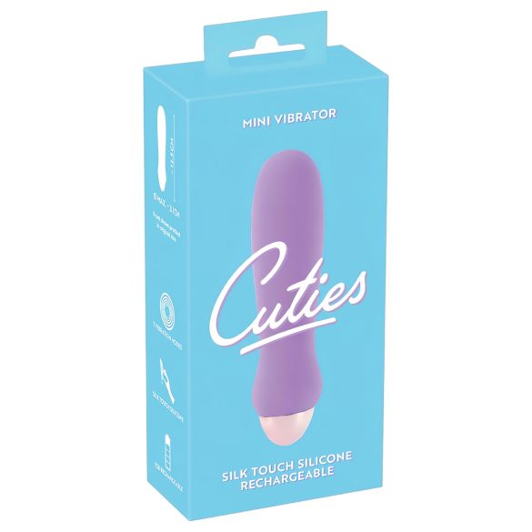 Vibro Cuties Mini Purple - Silicone, Recarga (Roxo)