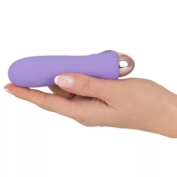 Cuties Mini Purple - vibrador bastão recarregável silicone roxo