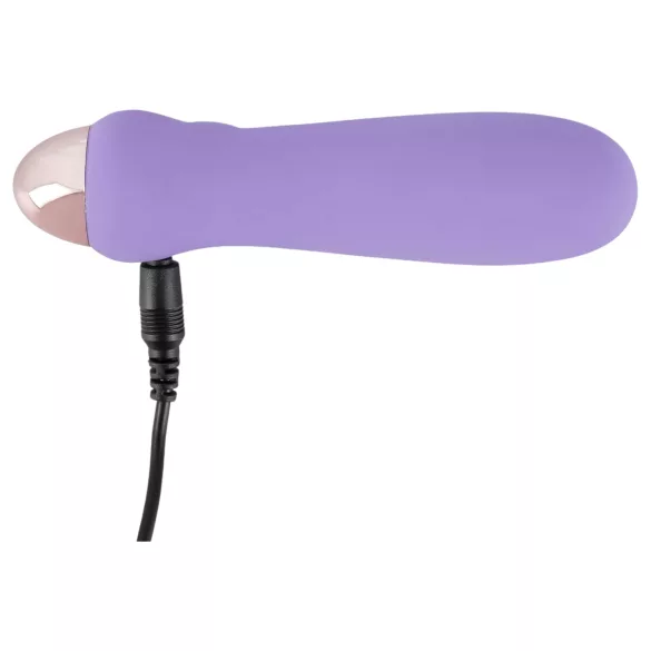 Cuties Mini Purple - vibrador bastão recarregável silicone roxo
