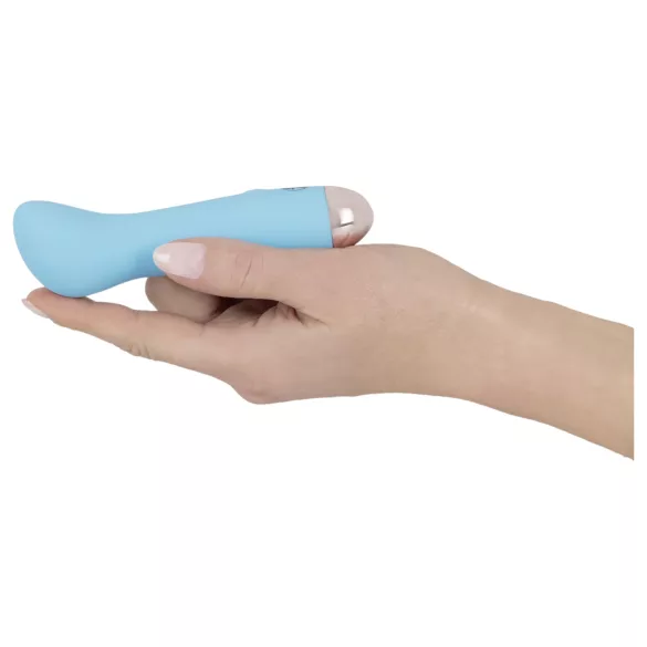 Cuties Mini Blue - vibrador ponto G recarregável - silicone turquesa