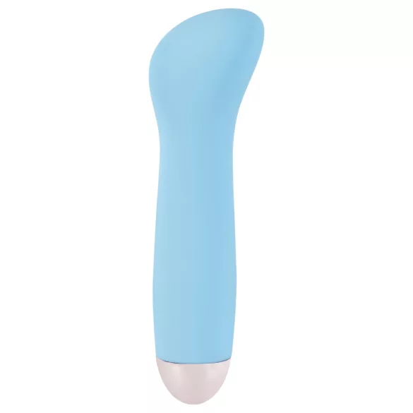 Cuties Mini Blue - vibrador ponto G recarregável - silicone turquesa