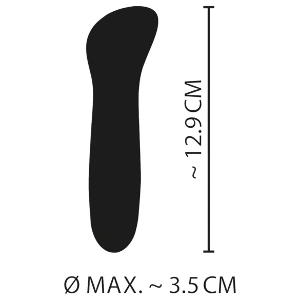 Cuties Mini Blue - vibrador ponto G recarregável - silicone turquesa