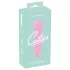 Cuties Mini Rose - vibrador recarregável ondulado - silicone rosa