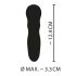 Vibrador Mini Rosa Cuties - recarregável, ondulado (rosa)