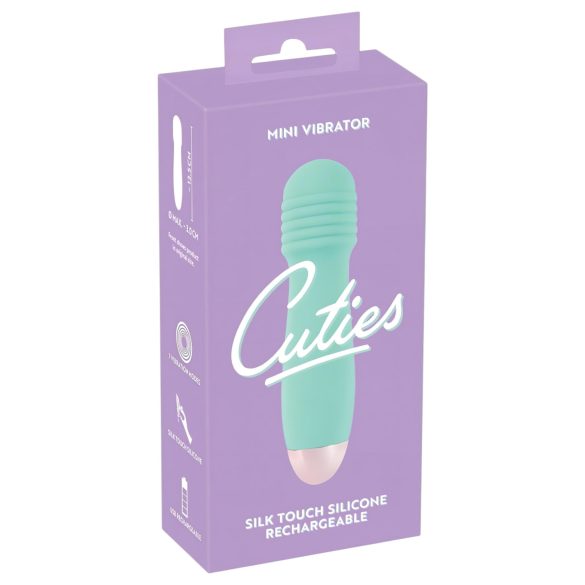 Cuties Mini Wand - vibrador de massagem recarregável (verde)