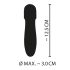 Cuties Mini Wand - vibrador de massagem recarregável (verde)