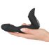 Rebel - Vibrador Prostático Recarregável com Estímulo Peniano (Preto)